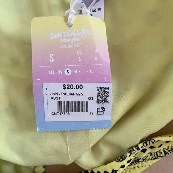 NWT Yellow bandana print Bikini Bottom size small - Picture 5 of 5